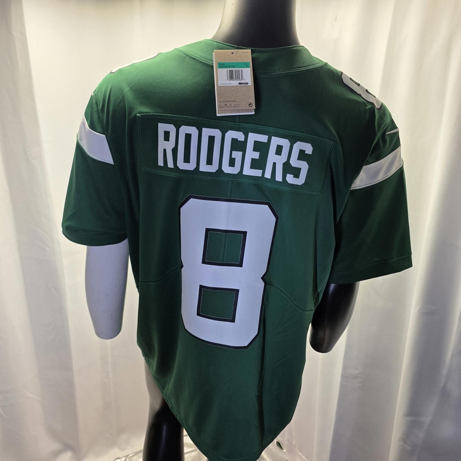 Nike Nike Aaron Rodgers New York Jets 8 Limited Jersey Mens XL Size US XL / EU 56 / 4 - 2 Thumbnail