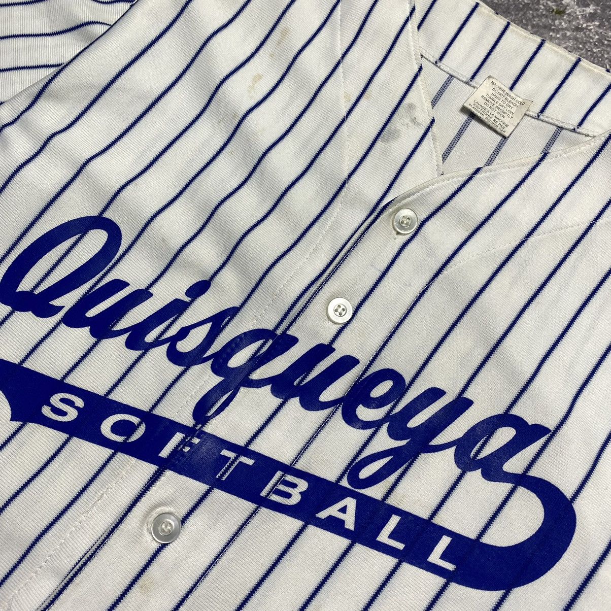 Vintage Vintage Jersey y2k Quisqueya Softball mayami hype Size US L / EU 52-54 / 3 - 3 Thumbnail