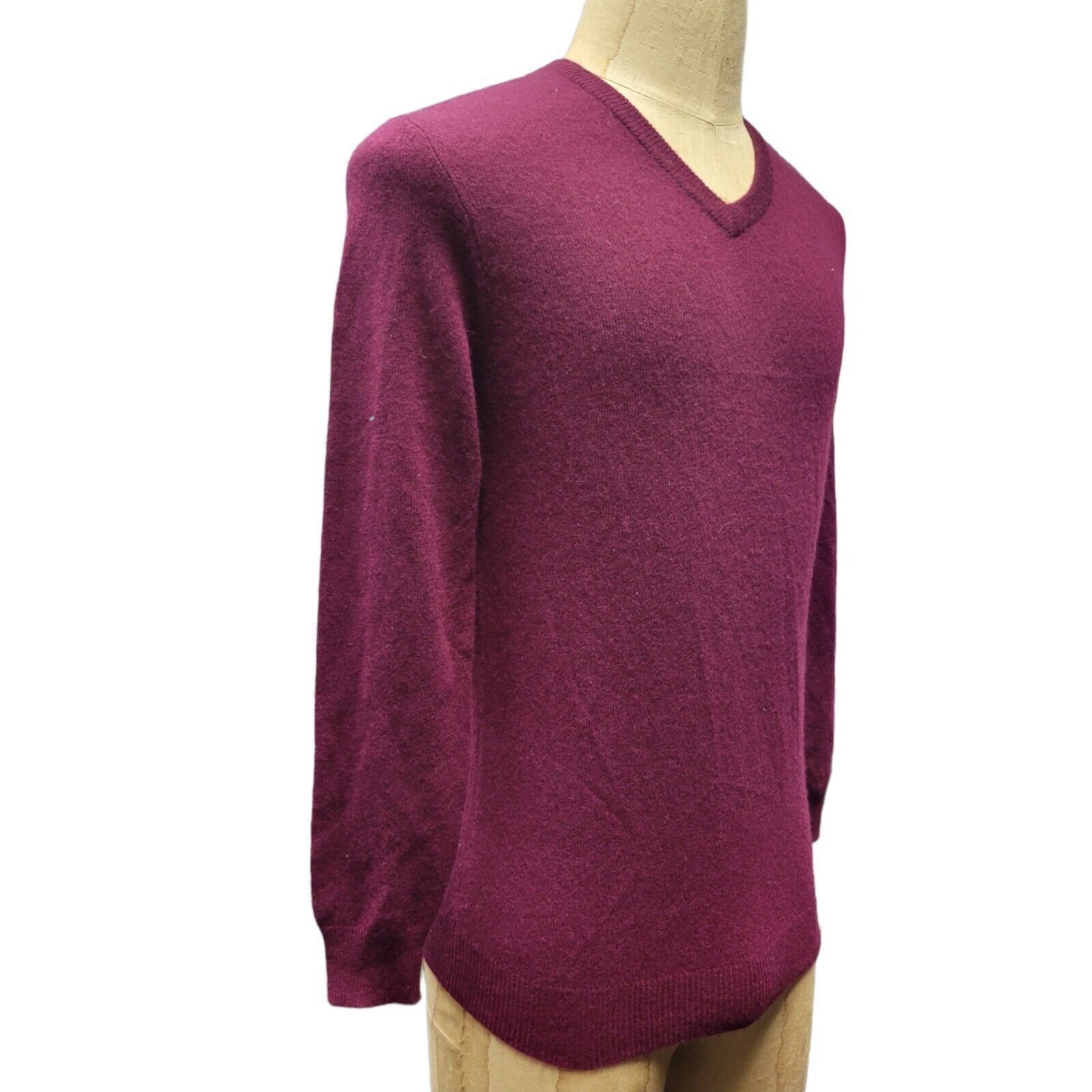 Club Room Men's Clubroom 100% Cashmere Sweater. Size Medium. New With Size US M / EU 48-50 / 2 - 3 Thumbnail