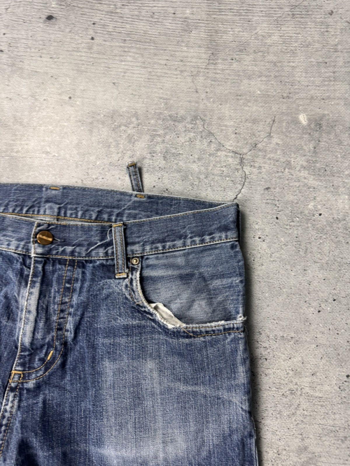 Carhartt Crazy Vintage 90s Carhartt Jeans Relaxed Fit Light Wash Work Size US 32 / EU 48 - 9 Thumbnail