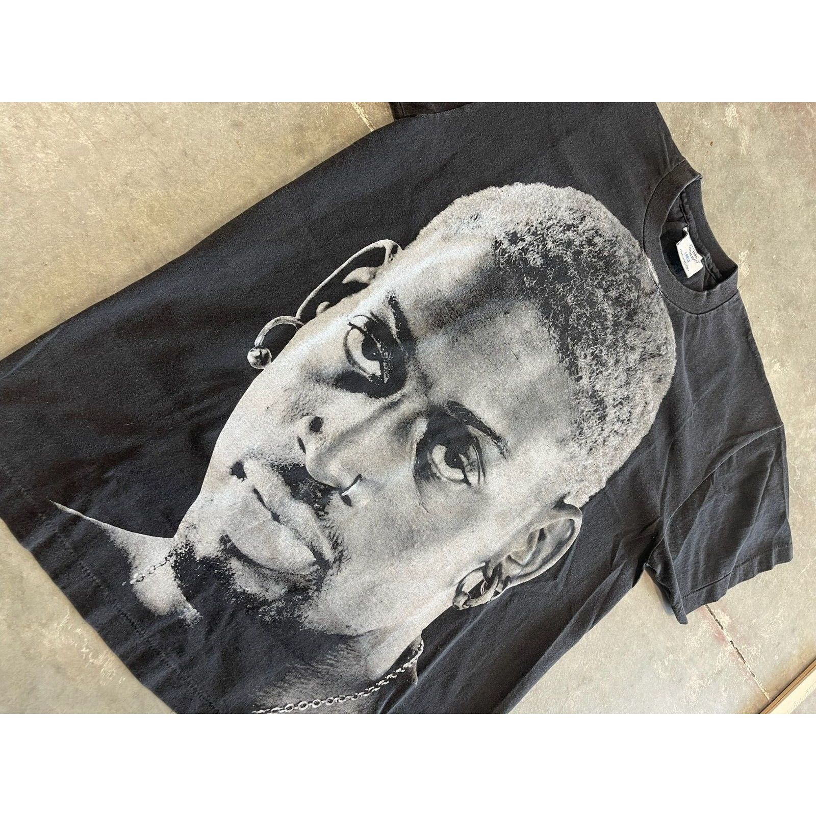 Other VTG 90S BOOTLEG TEES DENNIS RODMAN BADBOY BLACK SZ LARGE MEN Size US L / EU 52-54 / 3 - 4 Thumbnail