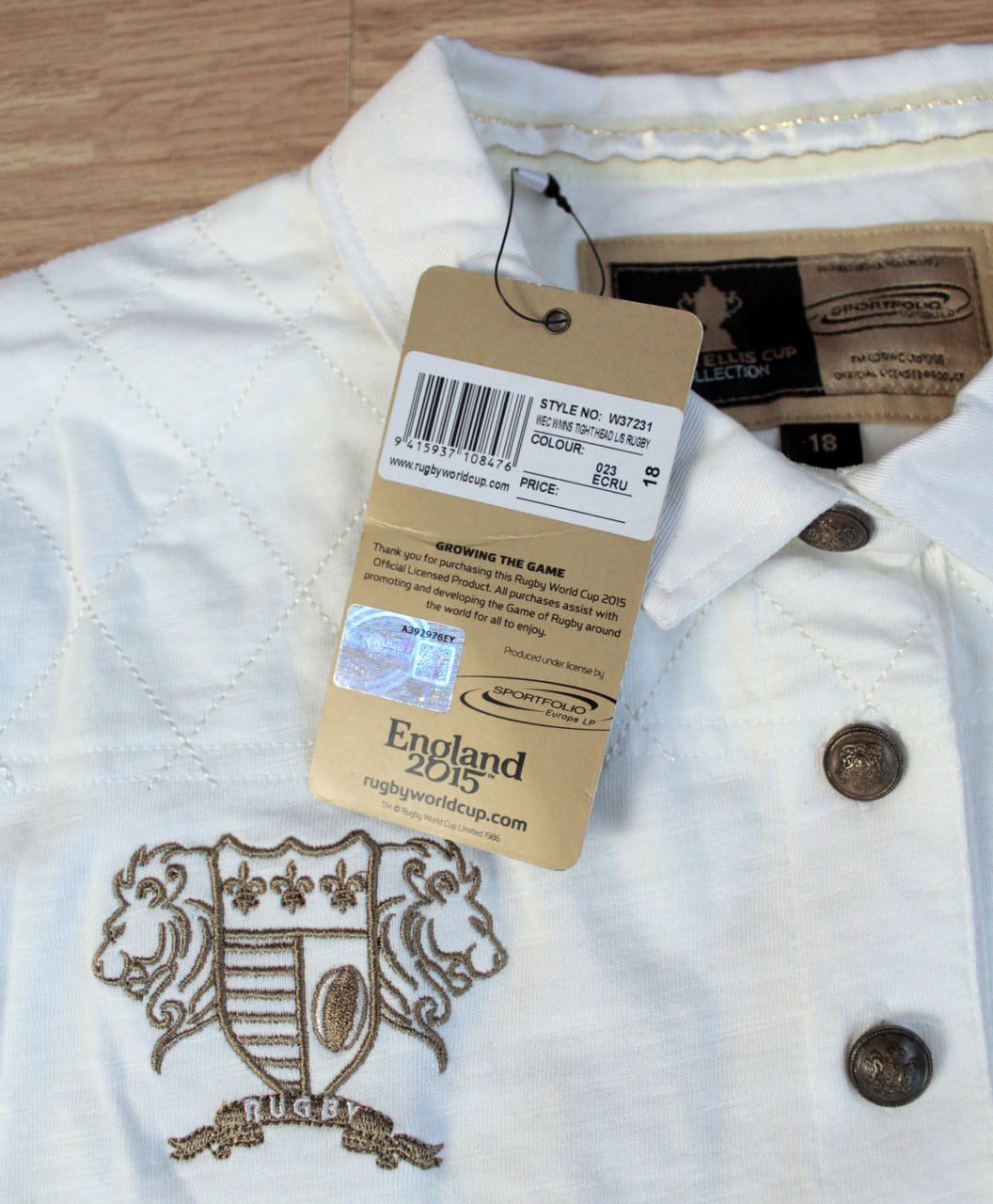 Polo Ralph Lauren 🔥 NWT Webb Ellis Cup Rugby 2015 Chief Keef Long Sleeve Shirt Size US M / EU 48-50 / 2 - 9 Thumbnail