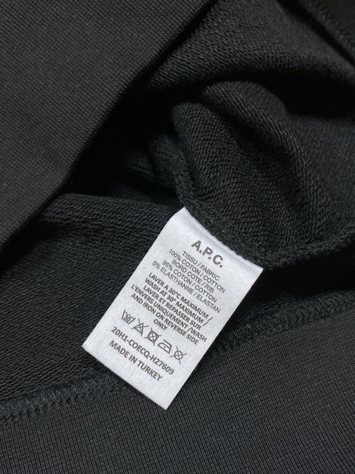 A.P.C. A.P.C. 1987 sweatshirt big logo Rue madame Paris Size US S / EU 44-46 / 1 - 7 Thumbnail