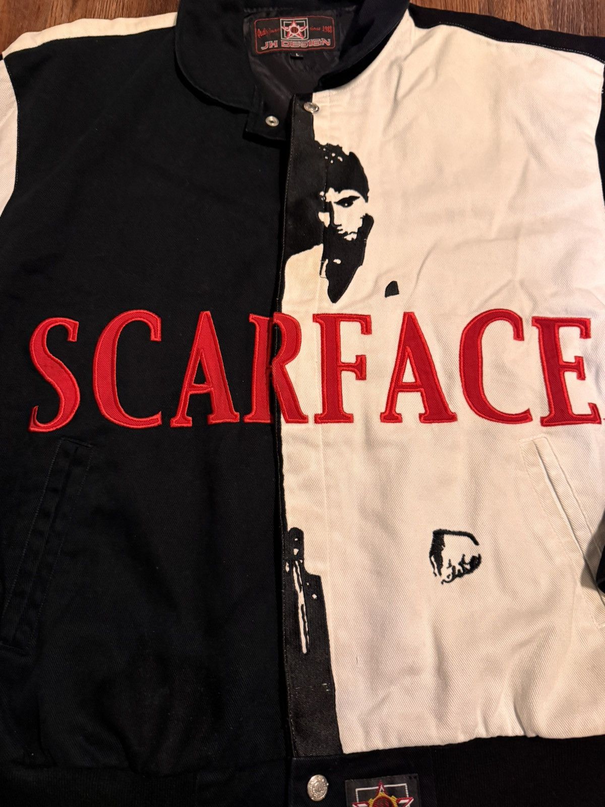 JH Design Vintage Scarface Jacket Size US L / EU 52-54 / 3 - 3 Thumbnail