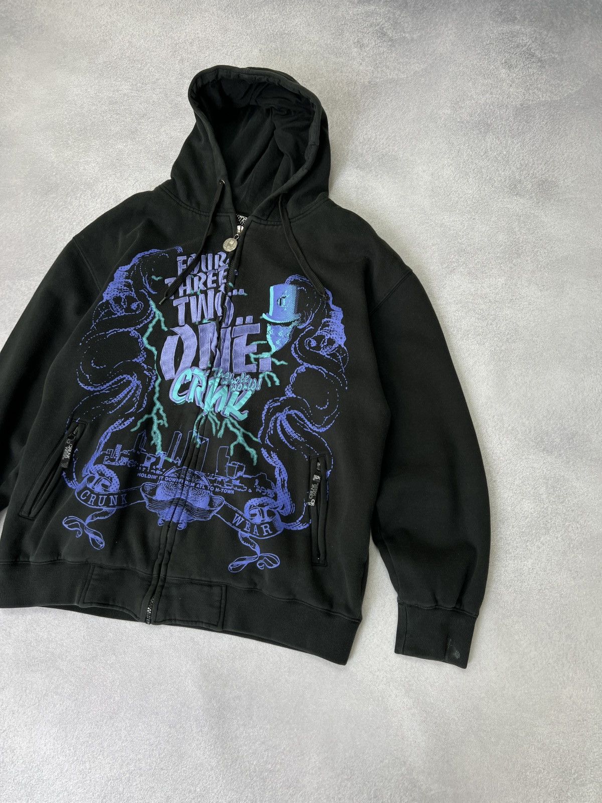 Japanese Brand × Vintage Vintage Japanese Style Archival Streetwear hoodie Size US L / EU 52-54 / 3 - 4 Thumbnail