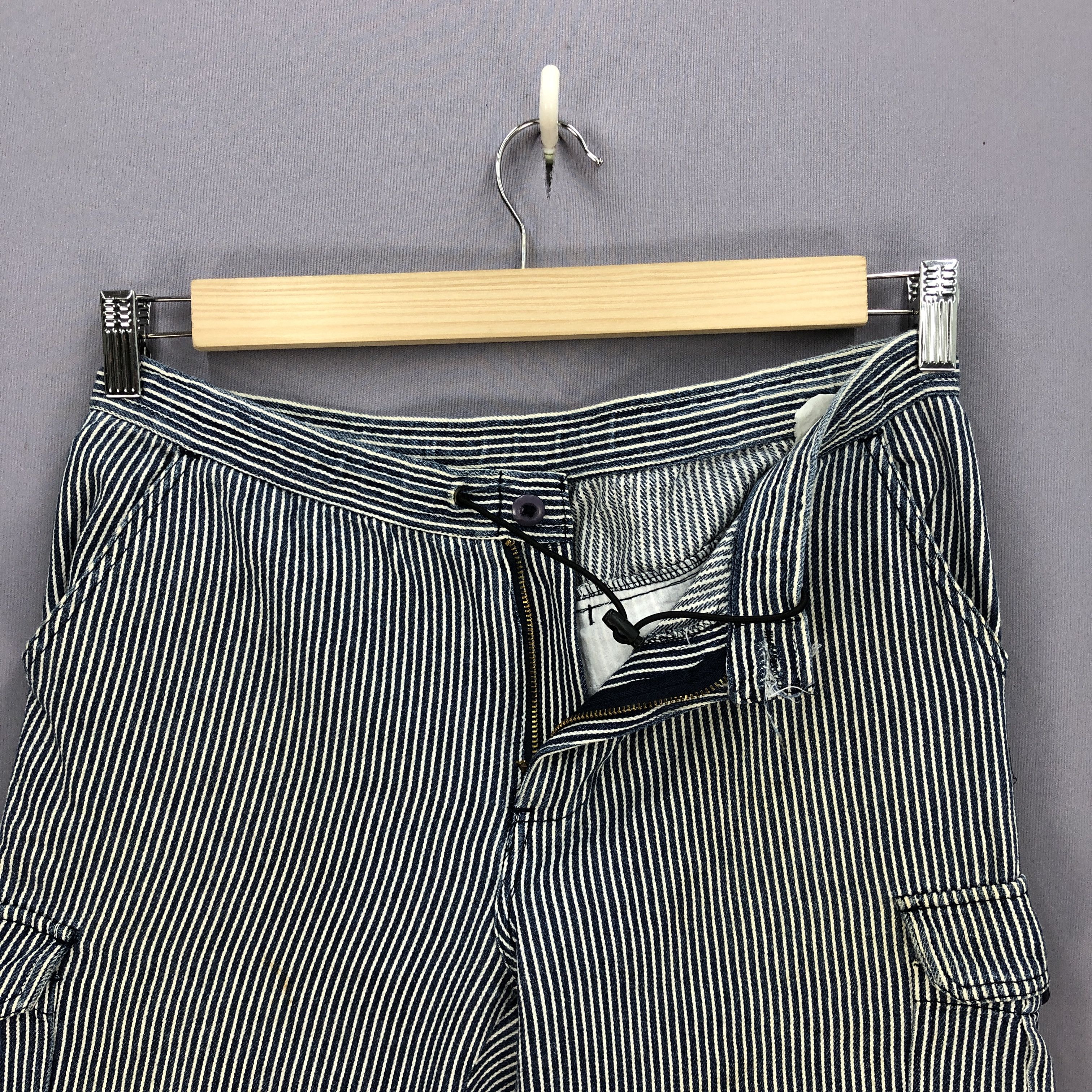 Japanese Brand Vintage Japanese Paracute Trouser Multi Pocket Cargo Pants Size US 30 / EU 46 - 7 Thumbnail
