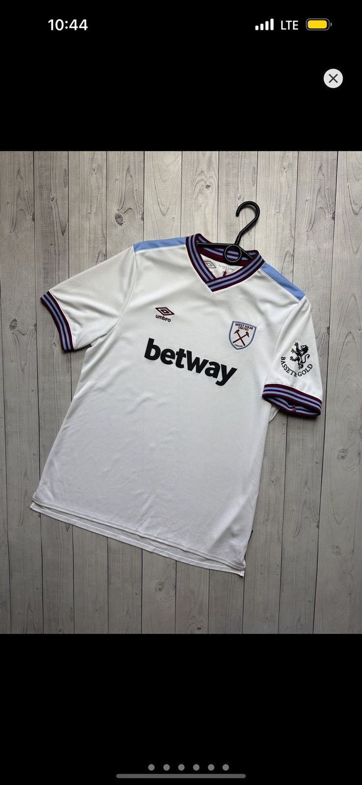 Umbro × Vintage Vintage Umbro West Ham jersey size M rare cup final Size US M / EU 48-50 / 2 - 1 Thumbnail