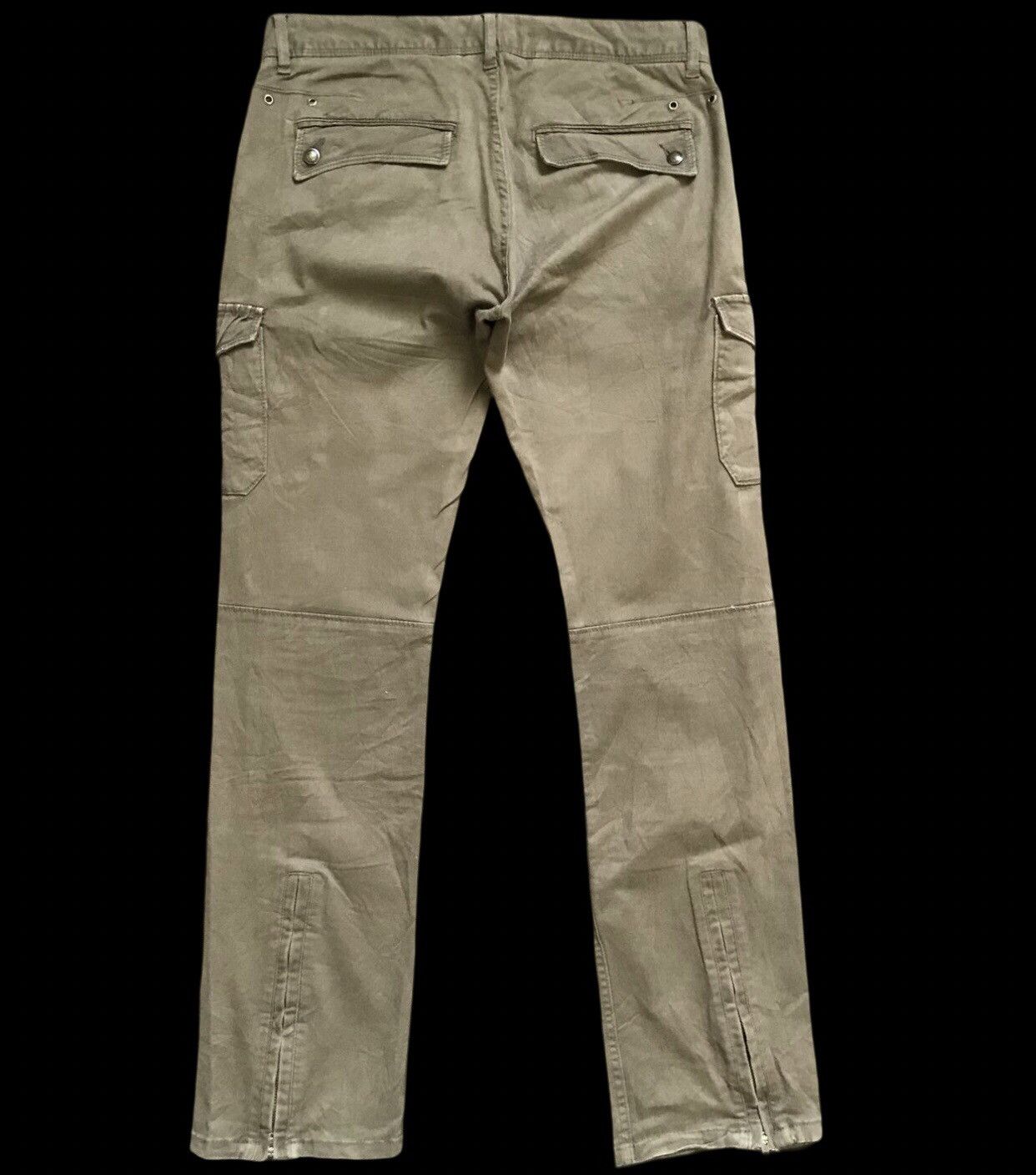 Japanese Brand CP205 DOUBLE EDGE Japan Prisoner Used Cargo Pant Size US 32 / EU 48 - 2 Thumbnail