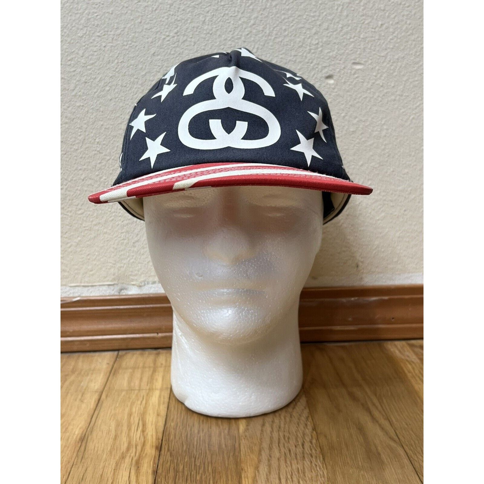 Stussy Stussy American Flag Adjustable Snapback Hat Cap Size ONE SIZE - 1 Thumbnail