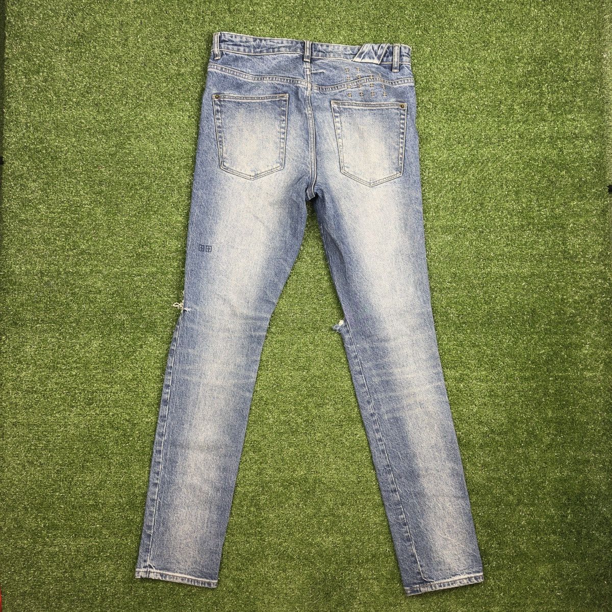 Ksubi Ksubi Chitch Nostalgia Trashed Jeans Size US 33 - 2 Thumbnail