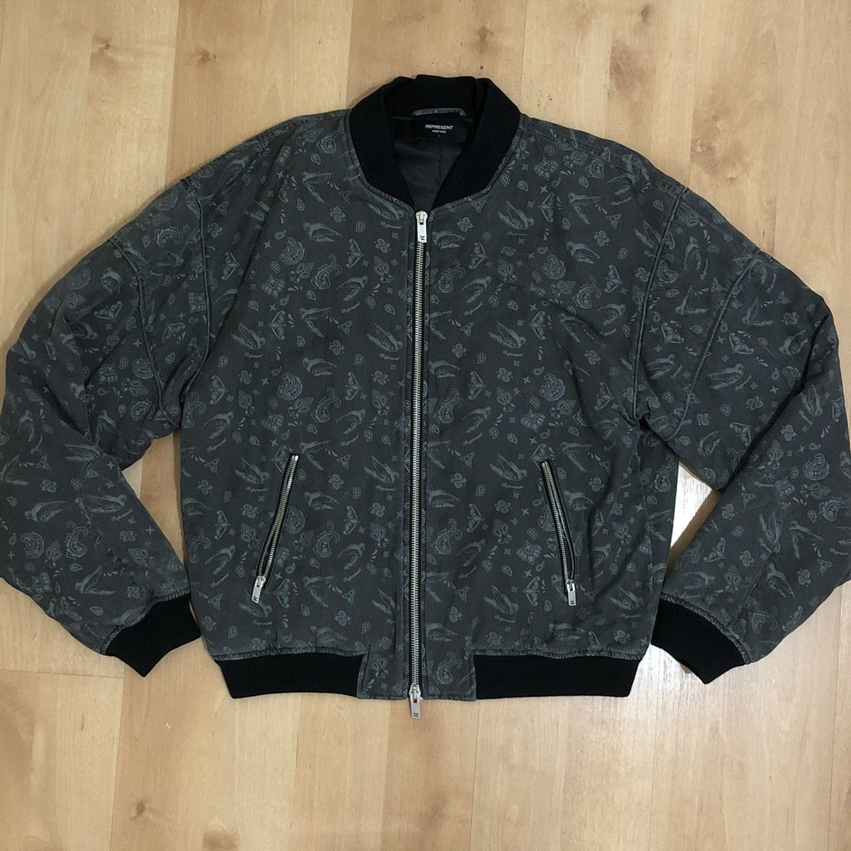 Represent Clo. Represent Clo. Bomber - Paisley Size US L / EU 52-54 / 3 - 1 Thumbnail