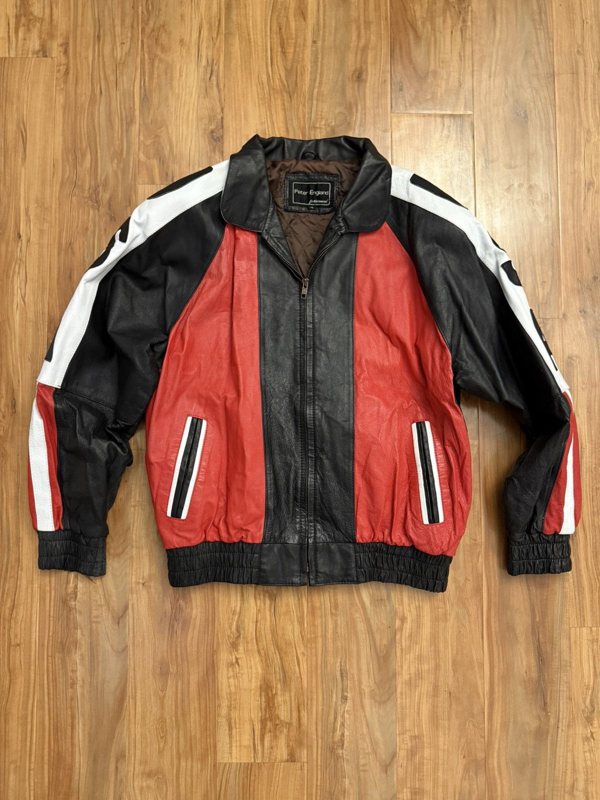 Other Vintage USA Leather Jacket Size US M / EU 48-50 / 2 - 2 Thumbnail