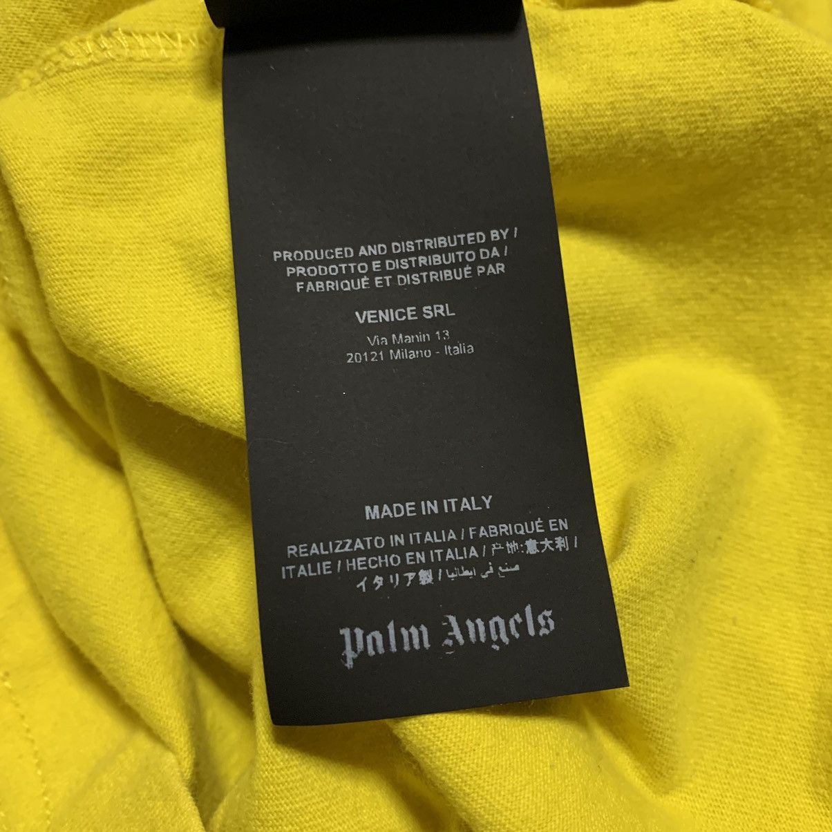Palm Angels Palm Angels Small Sunset Yellow Tee Size US S / EU 44-46 / 1 - 7 Thumbnail