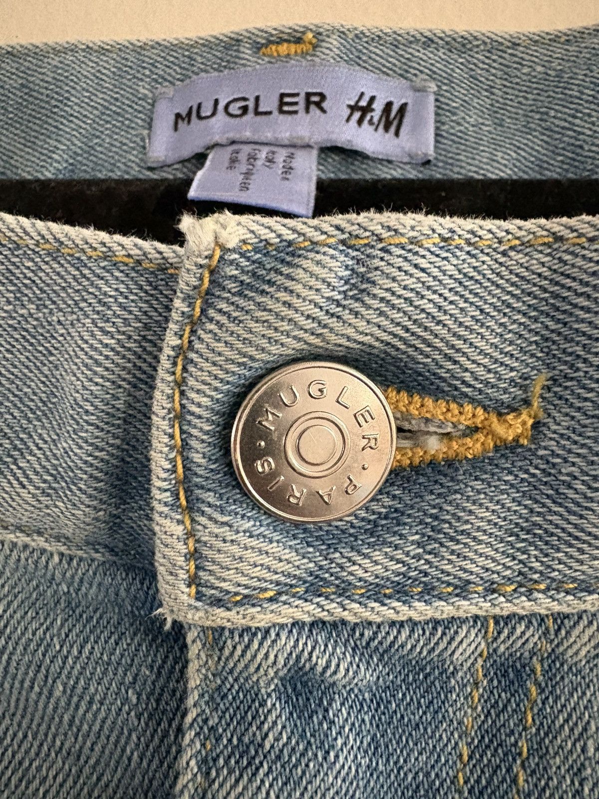 H&M × Mugler H&M x Mugler Denim Jeans Size US 34 / EU 50 - 5 Thumbnail