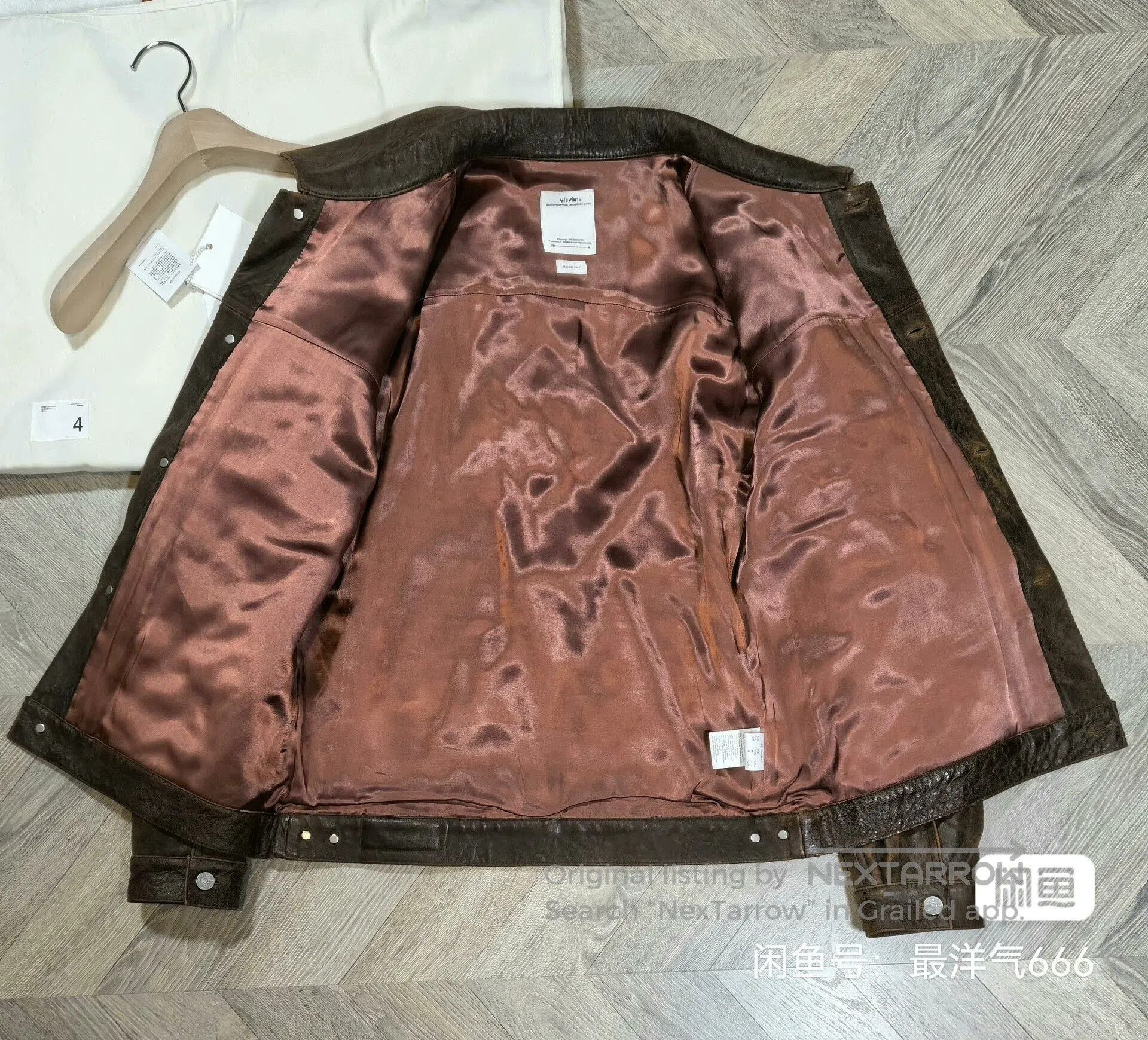 Visvim visvim vintage distressed brown leather jacket. Size US L / EU 52-54 / 3 - 3 Thumbnail