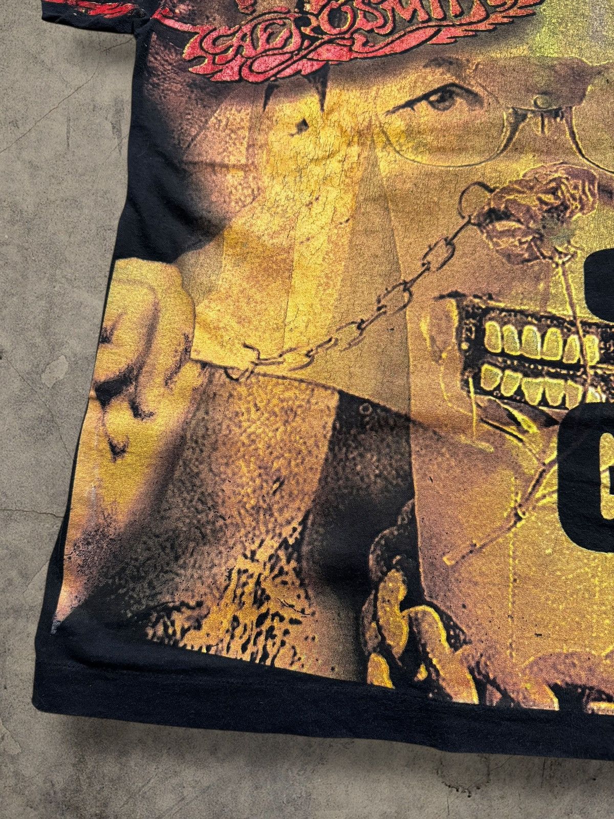 Band Tees AEROSMITH * Get A Grip * All Over Print AOP Tee Size US XL / EU 56 / 4 - 11 Thumbnail
