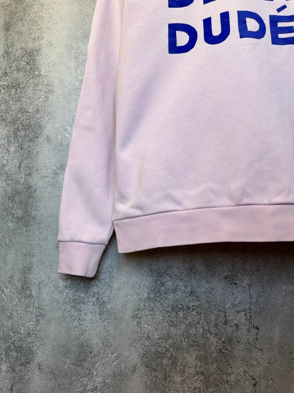 Japanese Brand Etre Cecile "Deja Dude" Sweatshirt Crew Neck Jumper Pink LS Size S / US 4 / IT 40 - 7 Thumbnail