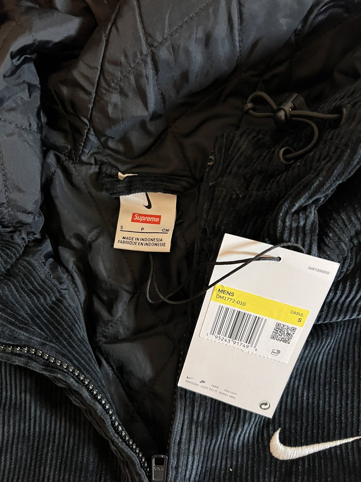 Nike × Supreme Supreme X Nike Arc corduroy hooded jacket Size US S / EU 44-46 / 1 - 6 Thumbnail