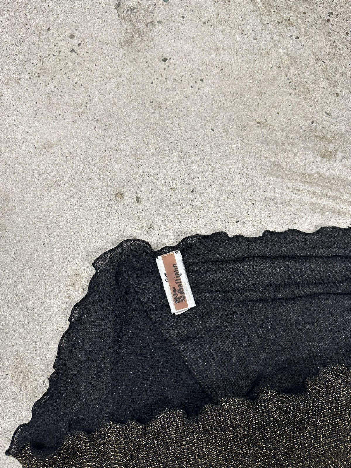 John Galliano John Galliano Beach Wear Black Gold Brocade Cover Size ONE SIZE - 3 Thumbnail