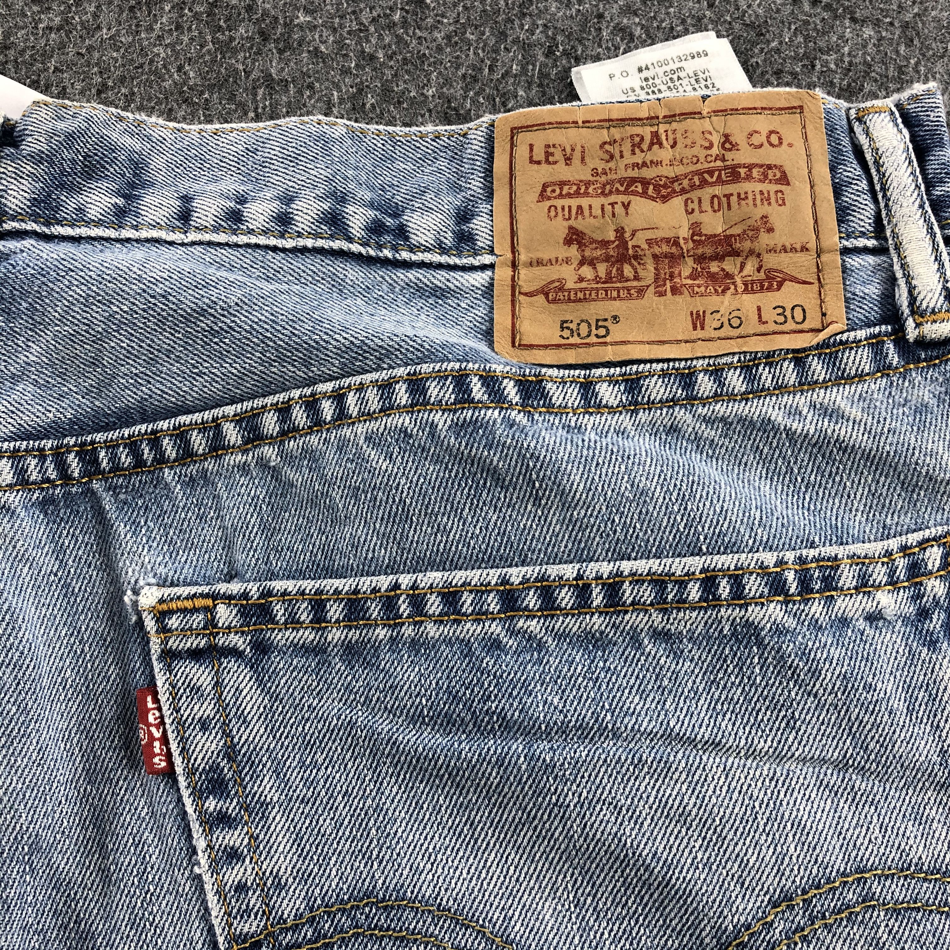 Levi's Light Wash Vintage Levis 505 Jeans-J1162 Size US 36 / EU 52 - 5 Thumbnail