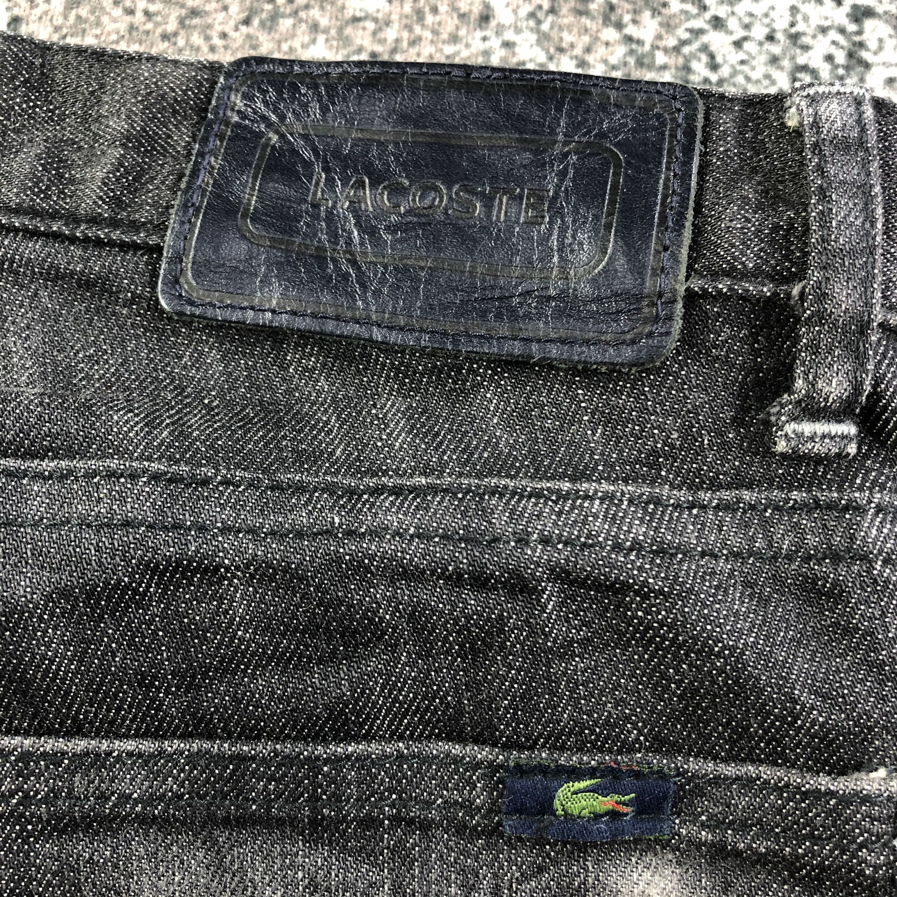 Lacoste Lacoste Jeans Faded Black Denim KJ1615 Size US 30 / EU 46 - 5 Thumbnail