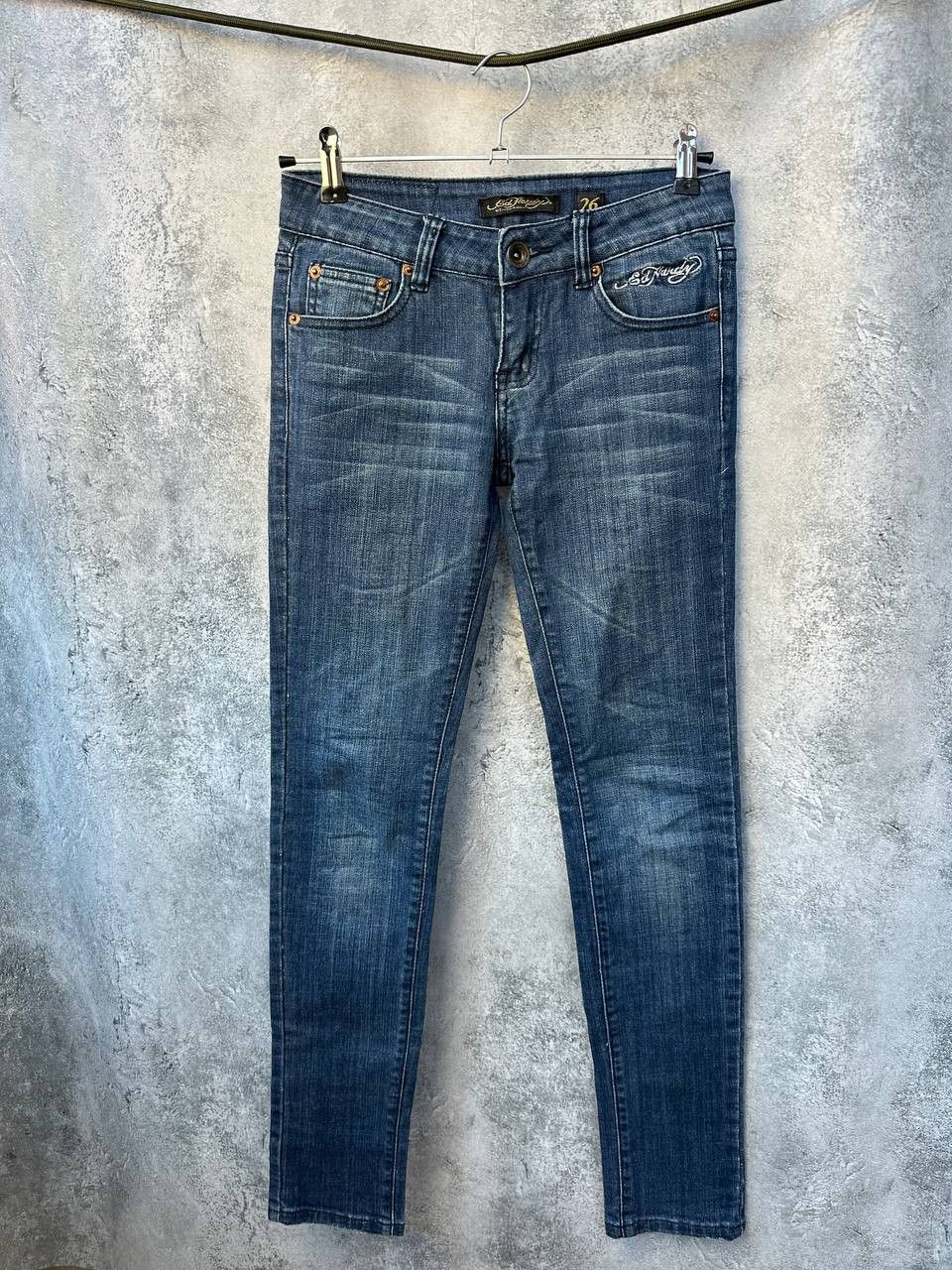 Christian Audigier × Ed Hardy Ed Hardy by Christian Audigier Jeans Denim Pant Size 31" - 2 Thumbnail
