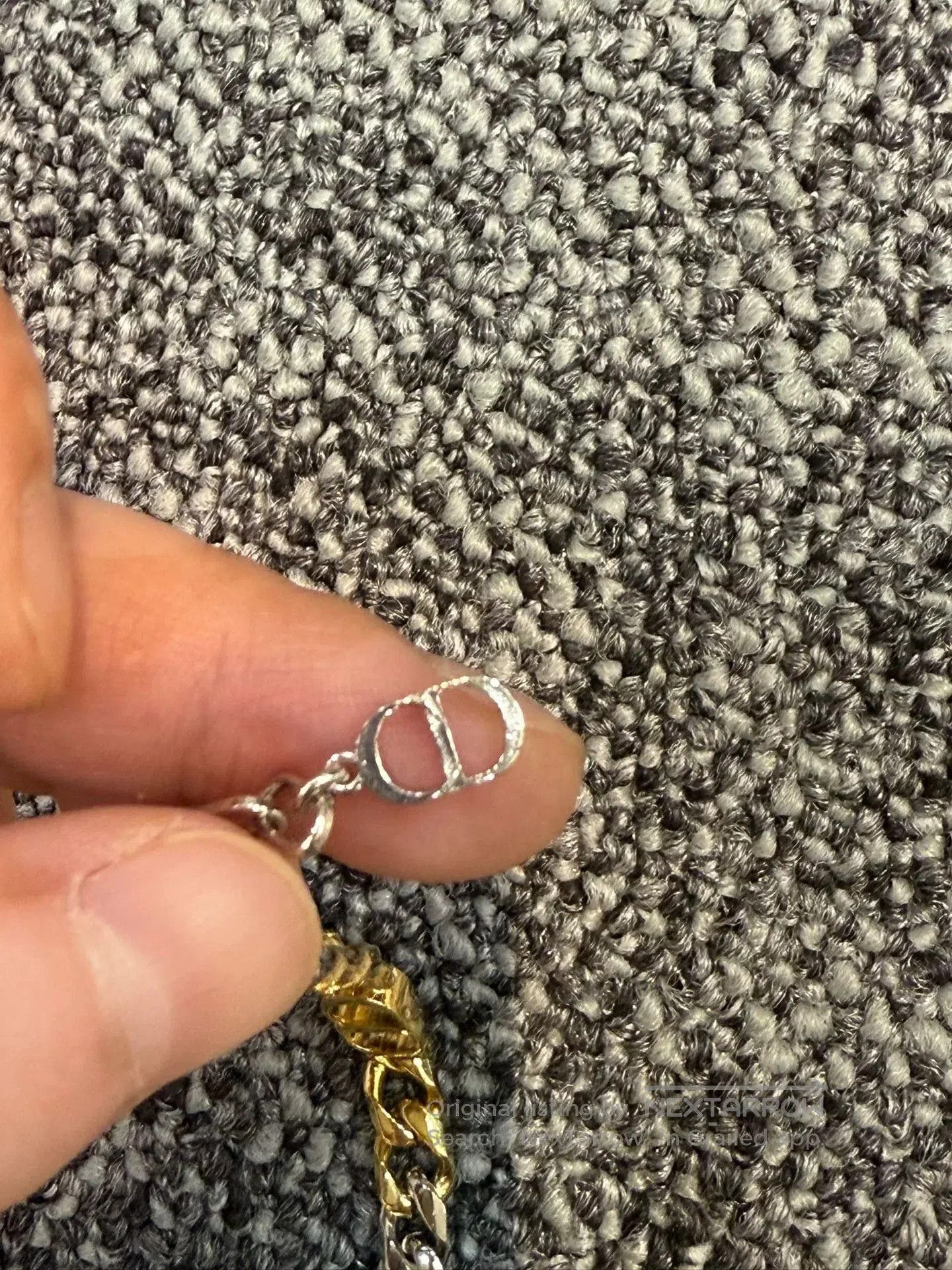 Dior Dior Gold Silver Color Necklace. Size ONE SIZE - 4 Thumbnail