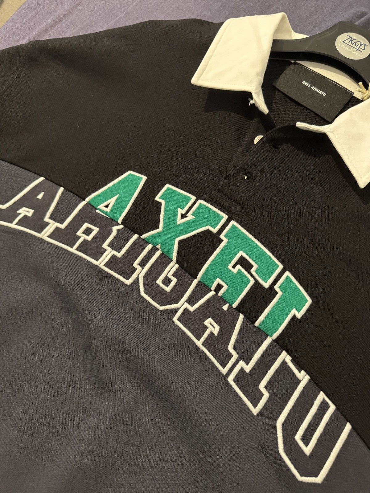Axel Arigato Axel Arigato Rugby Polo Sweatshirt Size US L / EU 52-54 / 3 - 3 Thumbnail