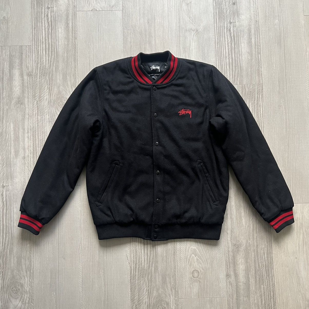 Stussy Stussy ‘World Tribe’ Varsity bomber Size US M / EU 48-50 / 2 - 3 Thumbnail