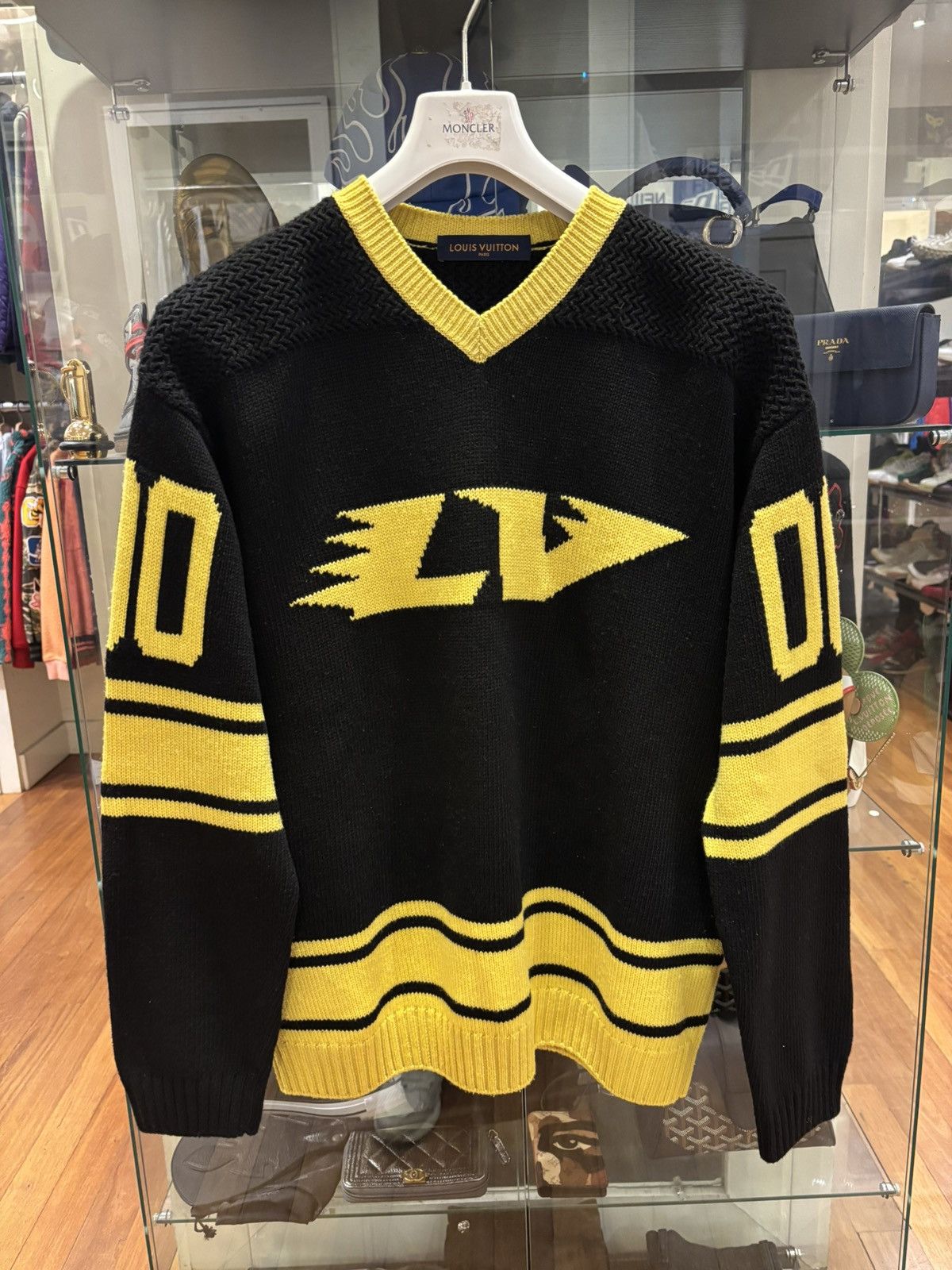 Louis Vuitton Football Jersey Knit Swetaer