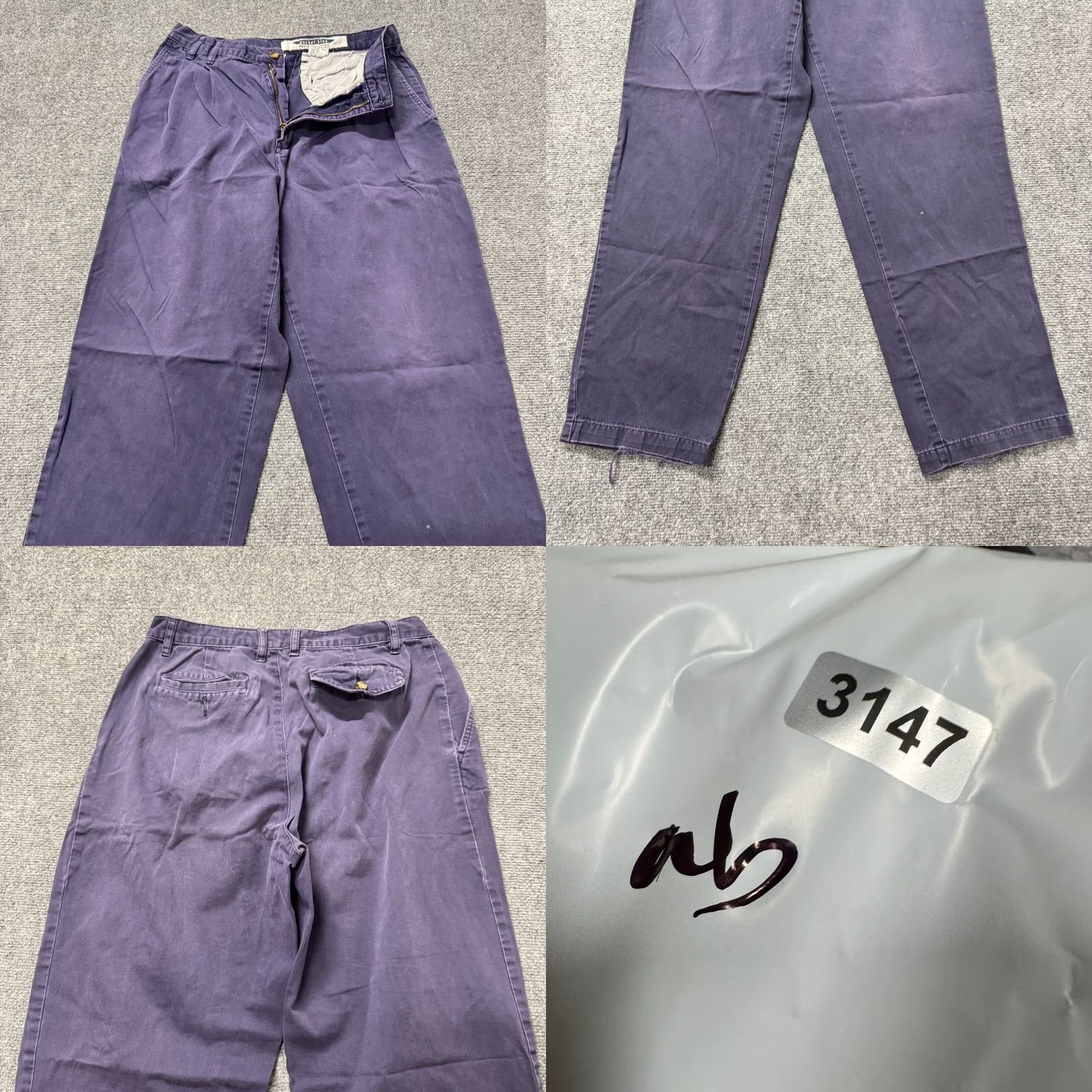 Anchor Blue Anchor Blue Pants Men 28x32 Chino Blue 100% Cotton Relaxed Fit Skater Y2K Mens Size US 28 / EU 44 - 8 Thumbnail