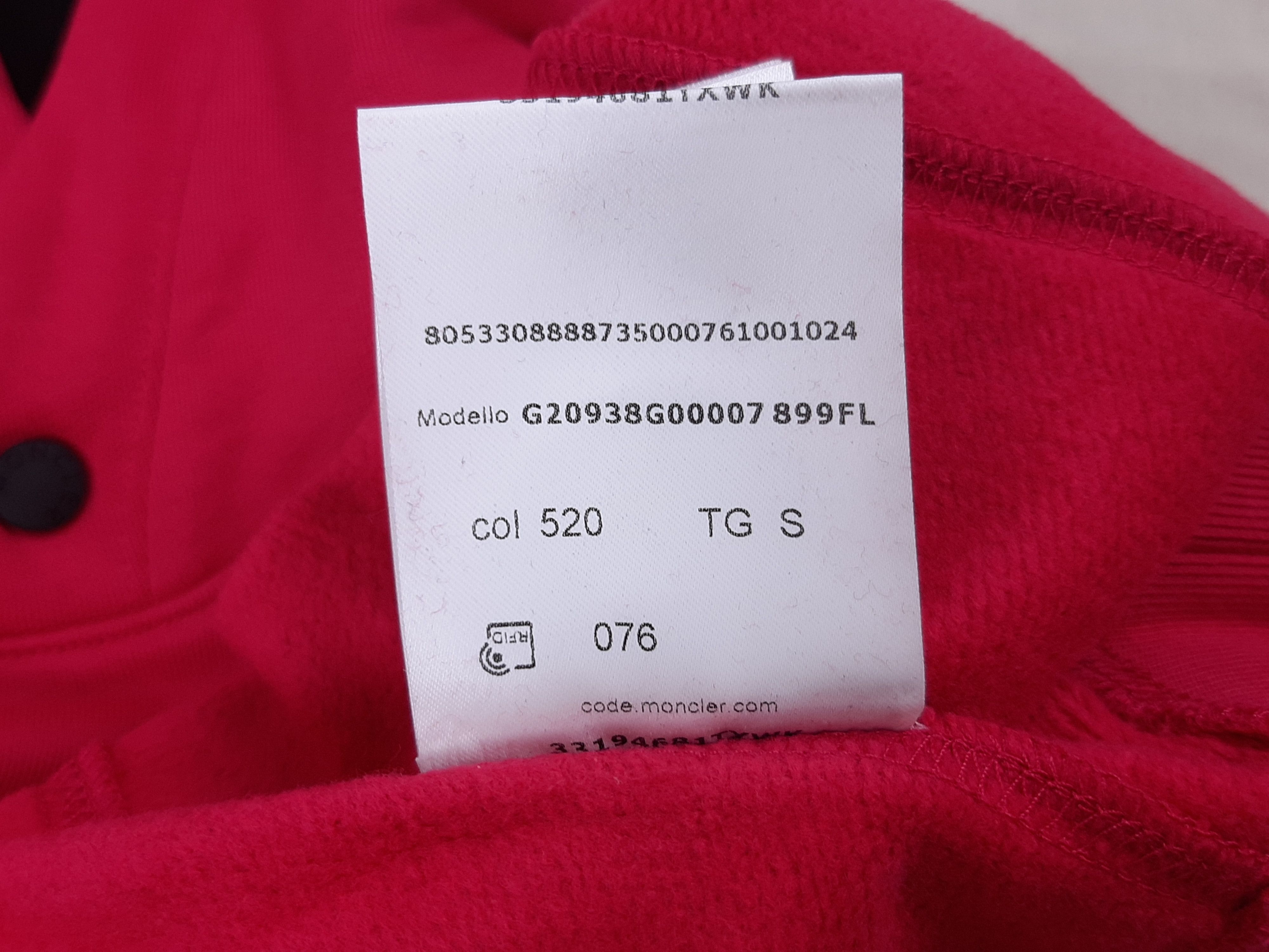 Moncler Moncler Hoodie Pink Black Women's Size S Size S / US 4 / IT 40 - 13 Thumbnail