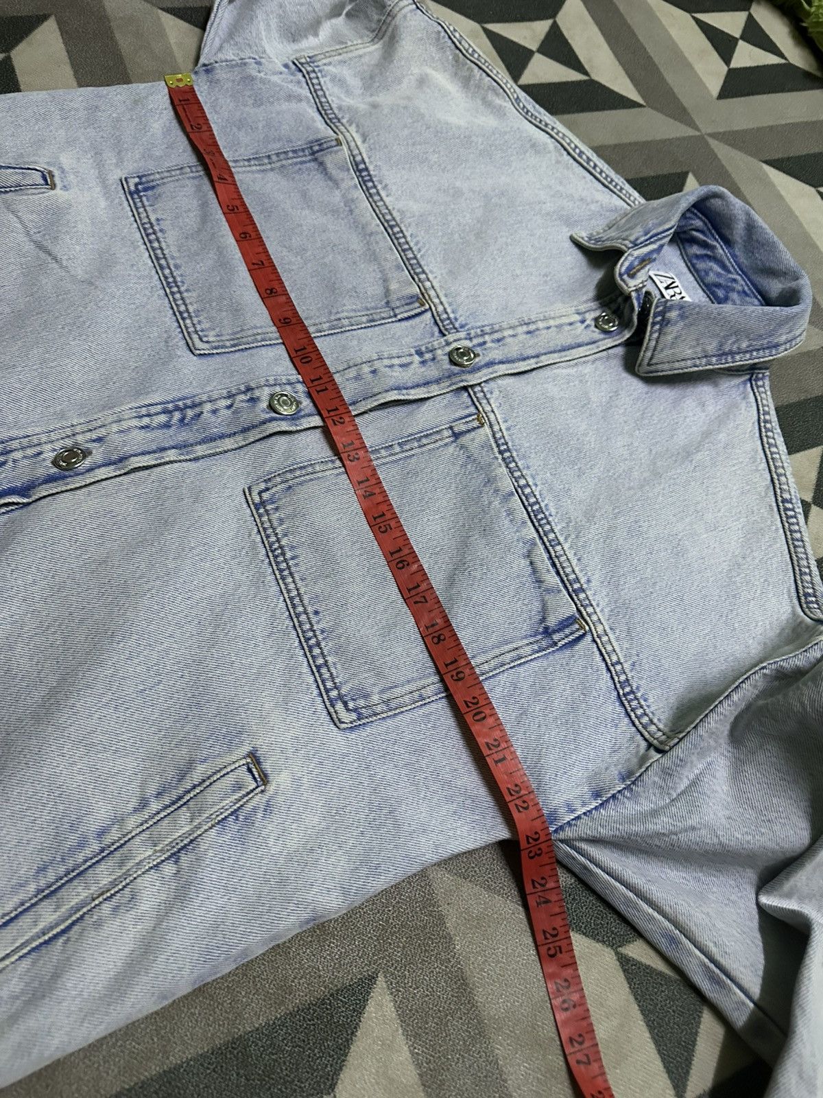 Zara Zara oversized denim jacket Size S / US 4 / IT 40 - 9 Thumbnail