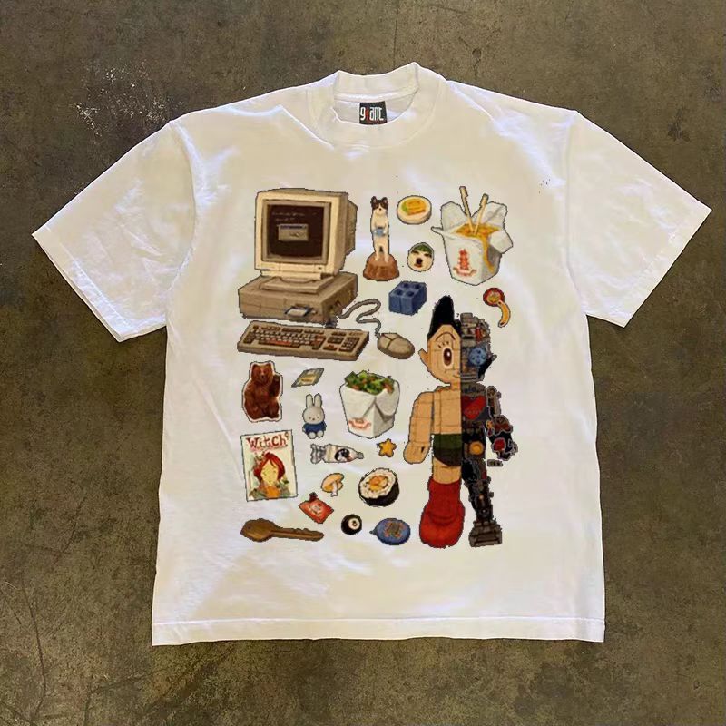 Japanese Brand × Vintage Classic cartoon Astro Boy print loose cotton t-shirt Size US M / EU 48-50 / 2 - 1 Thumbnail