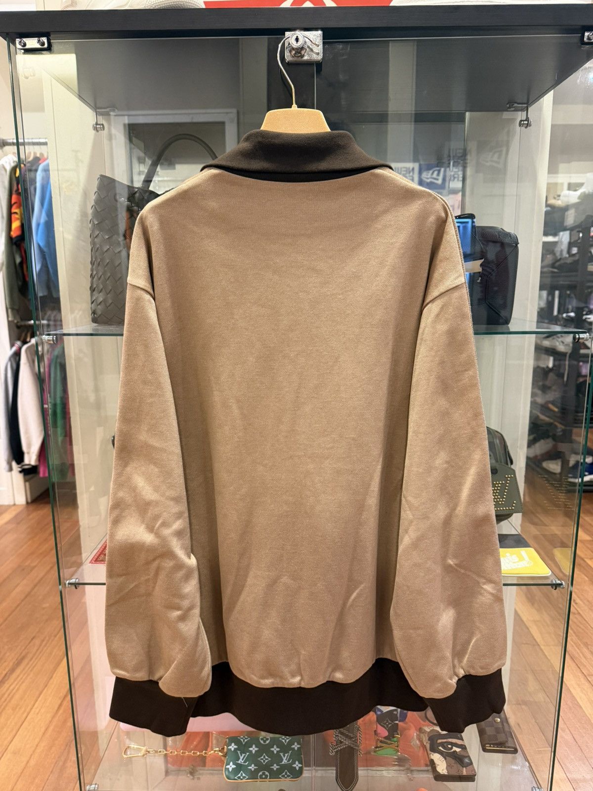 Miu Miu Miu Miu Jersey Oxford Full Zip - Cammeo Size US XXL / EU 58 / 5 - 2 Thumbnail