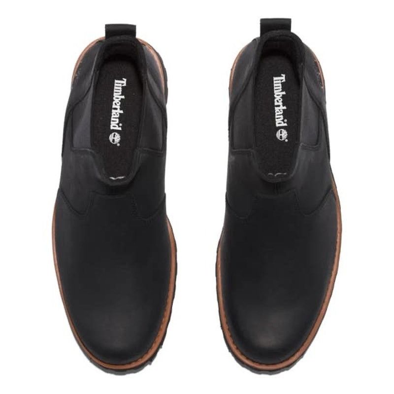 Timberland TIMBERLAND MEN'S 11.5 ATTLEBORO MID CHELSEA BOOT JET BLACK Size US 11.5 / EU 44-45 - 4 Thumbnail
