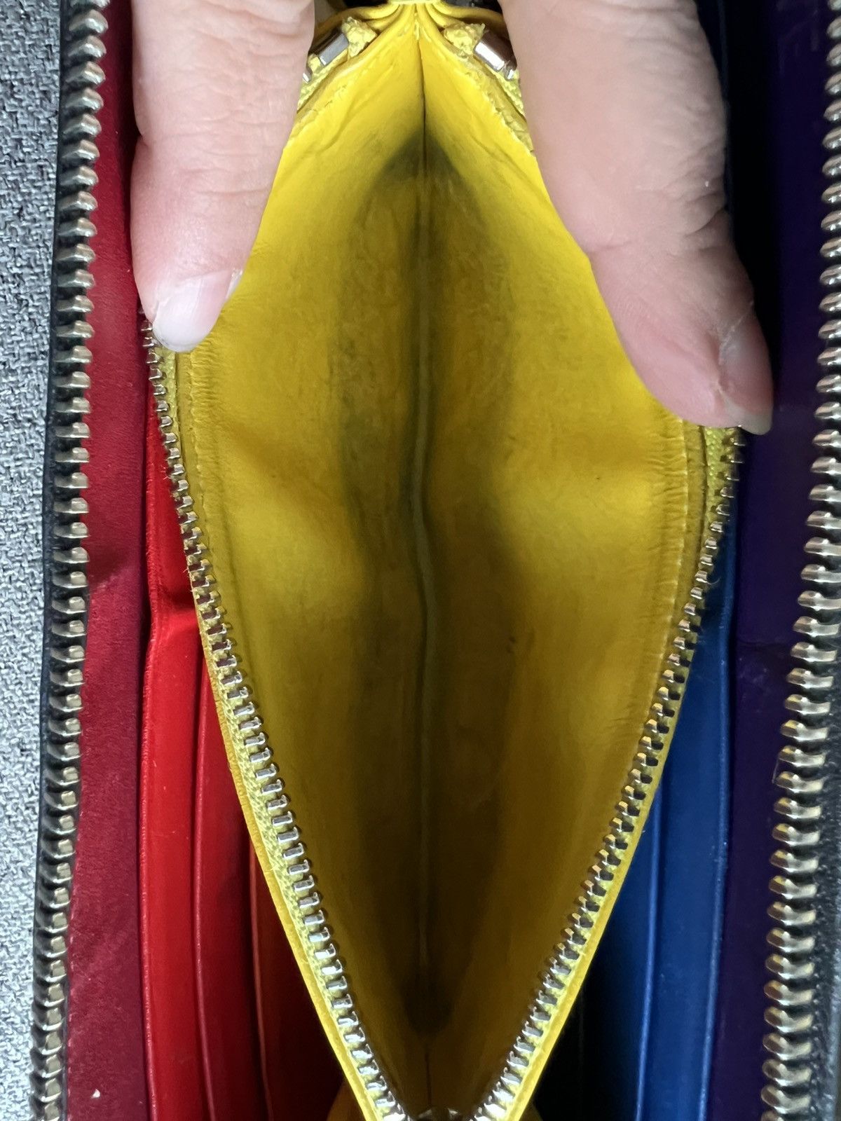 Loewe Loewe 2019 Rainbow Collection Zippy Wallet Size ONE SIZE - 13 Thumbnail