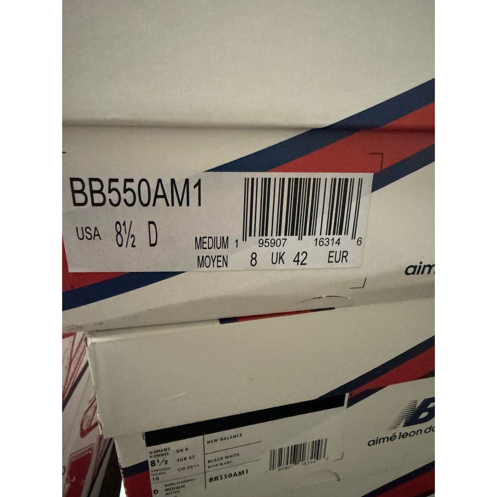 Aime Leon Dore × New Balance o1rshd1 Q:4 / 550 Sneakers in Multicolor Size US 8.5 / EU 41-42 - 19 Thumbnail