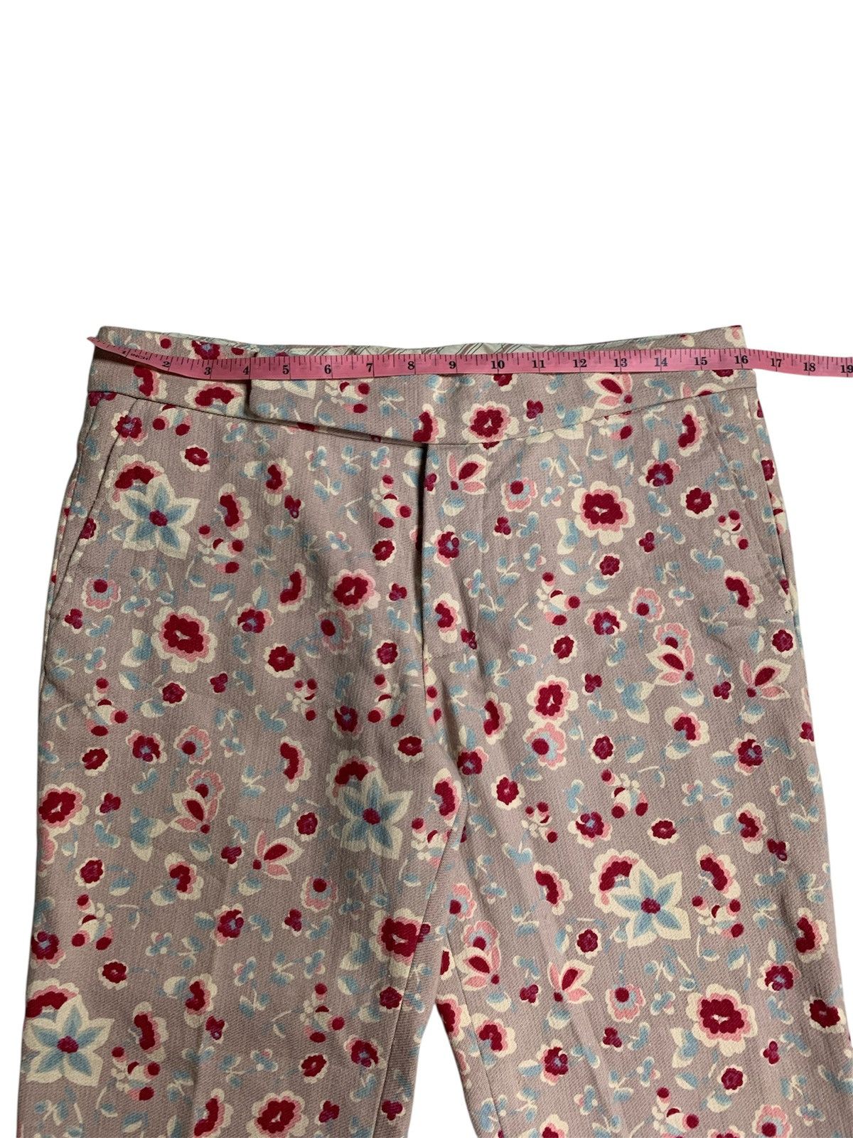 Marni Marni Floral Cotton Linen Pants Size 27" / US 4 / IT 40 - 3 Thumbnail