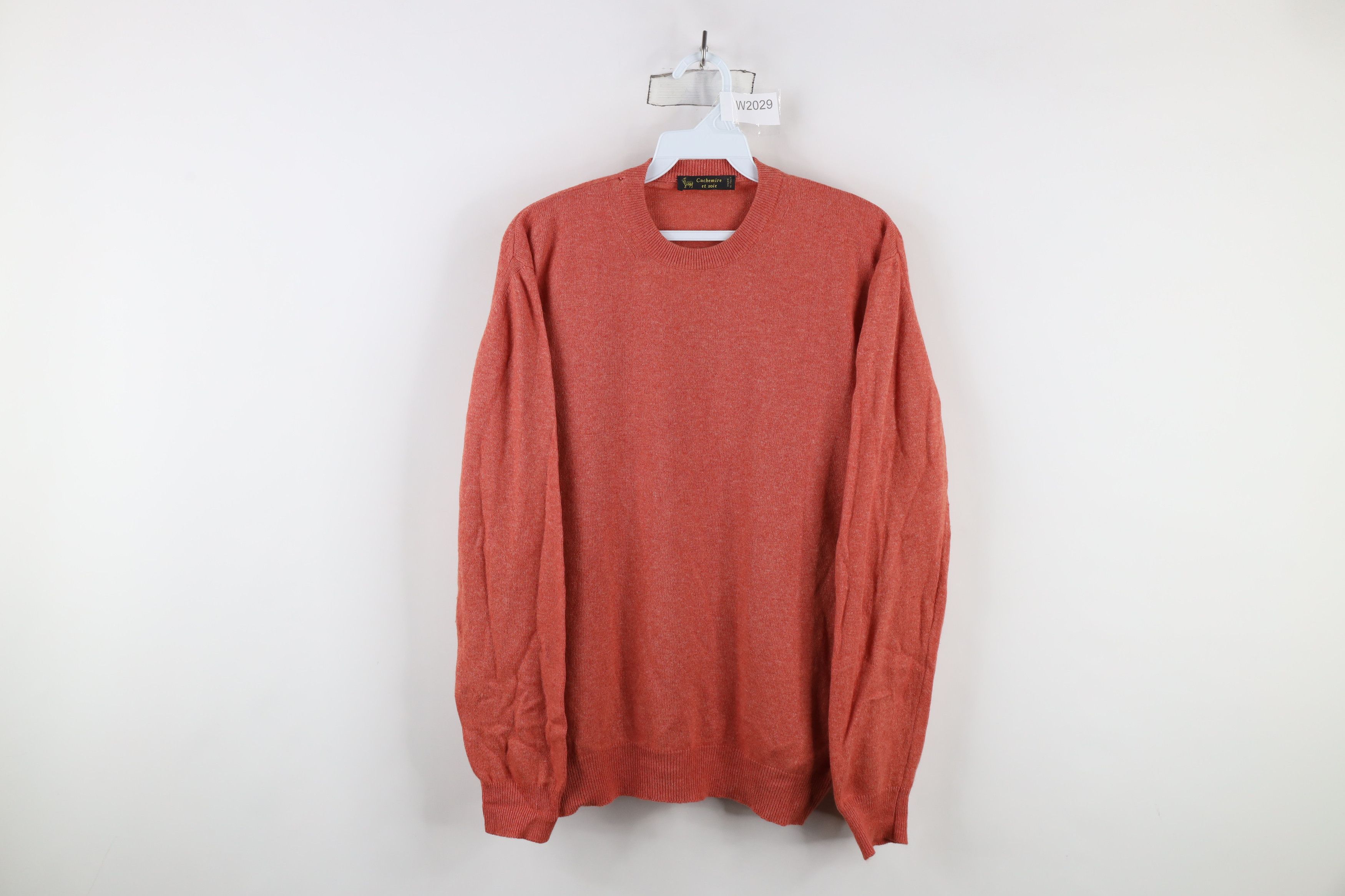 Vintage Vintage 90s Streetwear Cashmere Silk Wool Knit Sweater Size L / US 10 / IT 46 - 1 Thumbnail