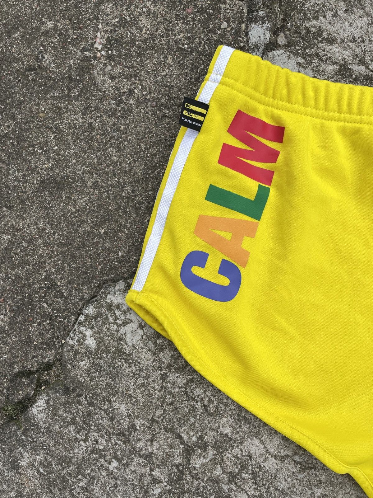Adidas × Pharrell Vintage Adidas Pharrell Williams Drill Y2K Designer Shorts Size 32" / US 10 / IT 46 - 5 Thumbnail