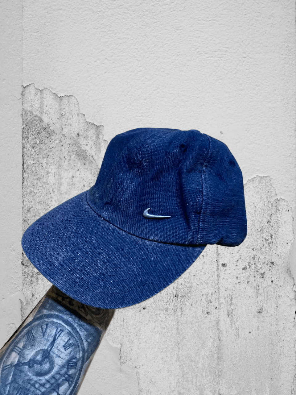 Nike Vintage faded cap Nike metal logo swoosh Size ONE SIZE - 1 Thumbnail