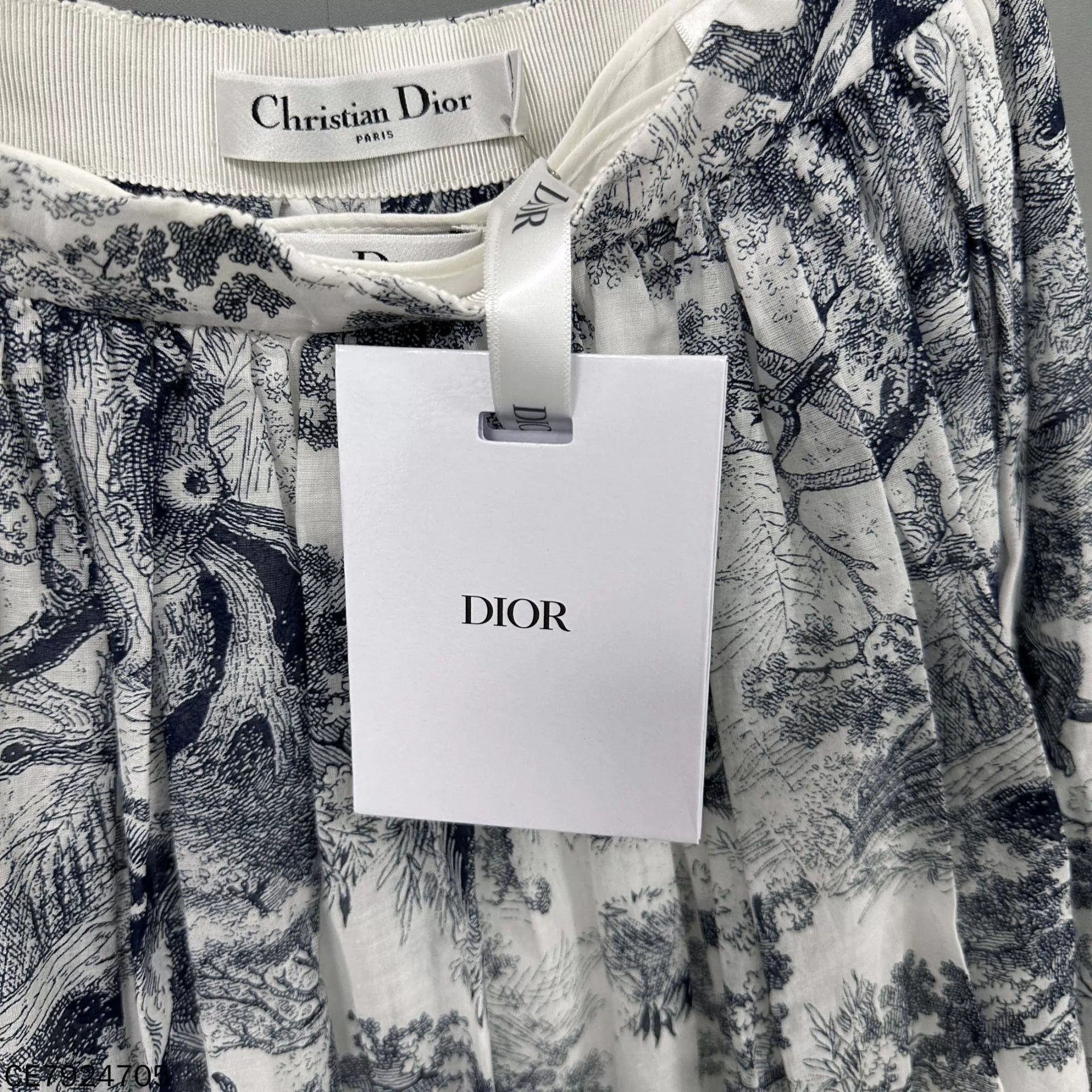 Dior Dior Zoo Print Logo Double-Layer Long Skirt NWT 34 Size XS / US 0-2 / IT 36-38 - 4 Thumbnail
