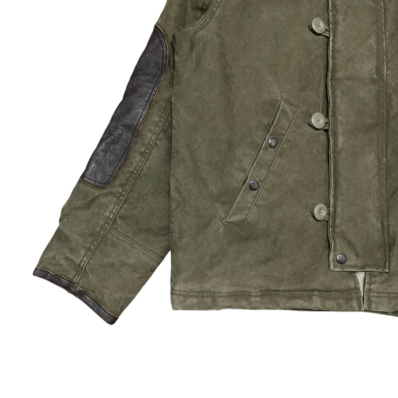 Avirex Vintage Avirex Moleskin Leather Part Deck Style Jacket Size US M / EU 48-50 / 2 - 3 Thumbnail