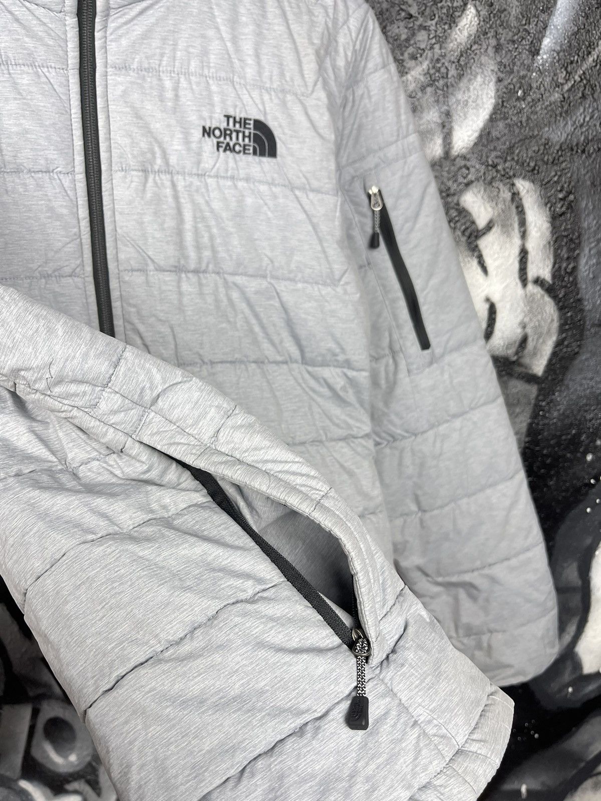 The North Face The North Face Grey Aconcagua Coat Hybrid Puffer Men’s SizeS Size US S / EU 44-46 / 1 - 9 Thumbnail