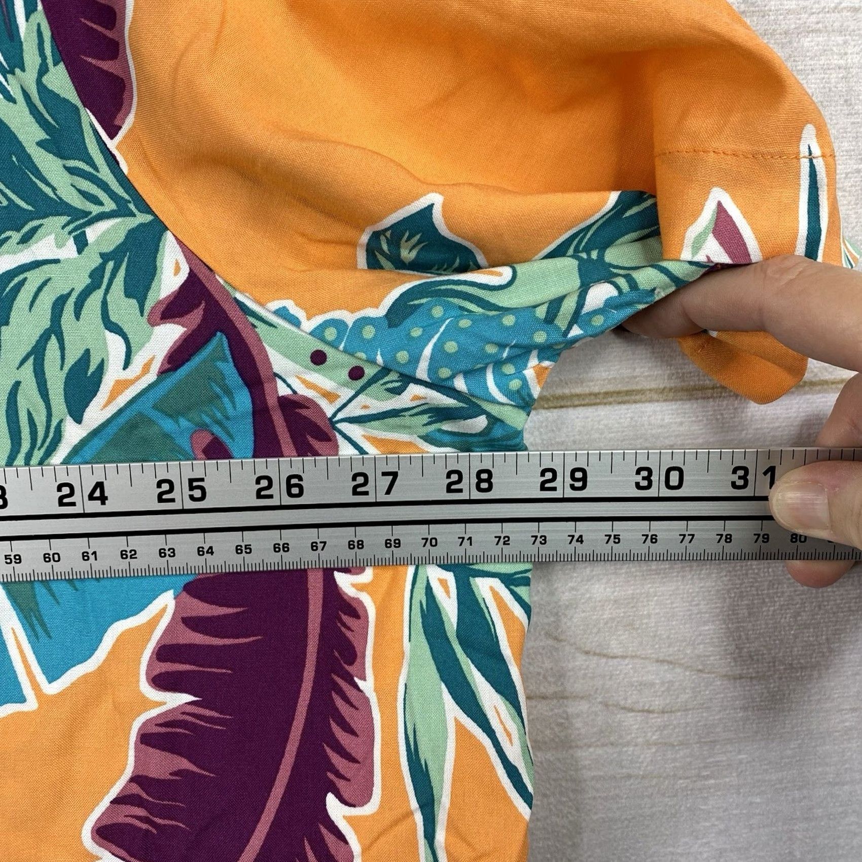 Vintage KS Island Shirt Mens 2XL Orange Hawaiian Floral Short Sleeve Button Up Collared Casual Size US XXL / EU 58 / 5 - 6 Thumbnail