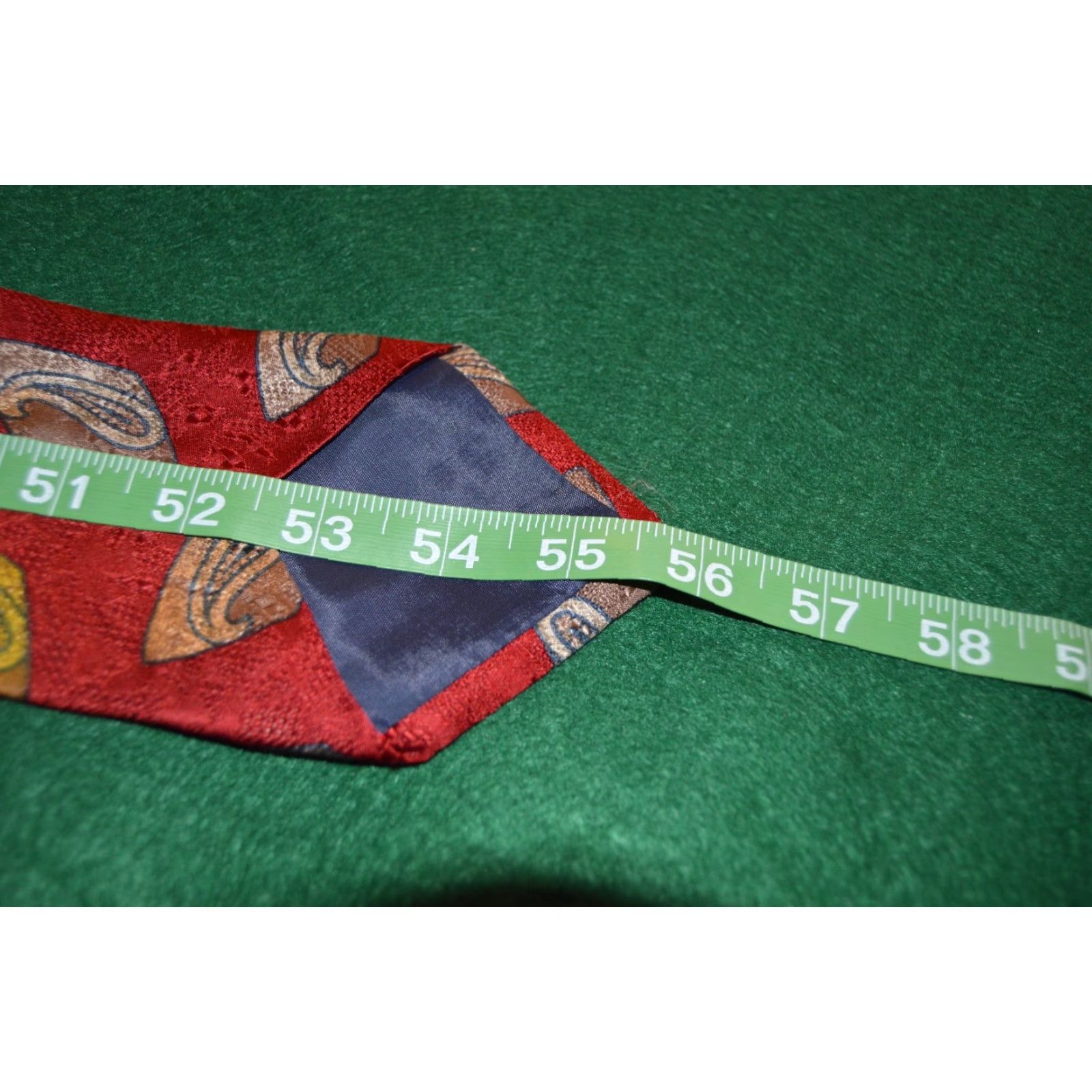 Saks Fifth Avenue Saks Fifth Avenue Red/Yellow Paisley Mens Tie - Saks Fifth Avenue - Necktie - Tie - Red/Yellow - Mens - Paisley - Silk - Classic - Short - 100% Silk Size ONE SIZE - 4 Thumbnail