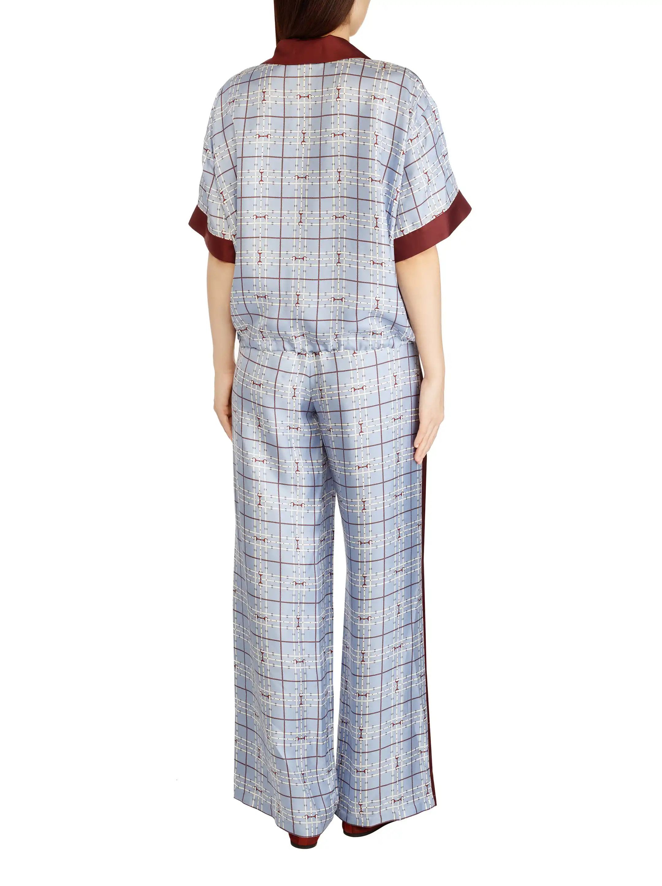 Gucci o1B3y1r0526 Silk Shirt With Print in Multicolor Size M / US 6-8 / IT 42-44 - 3 Thumbnail