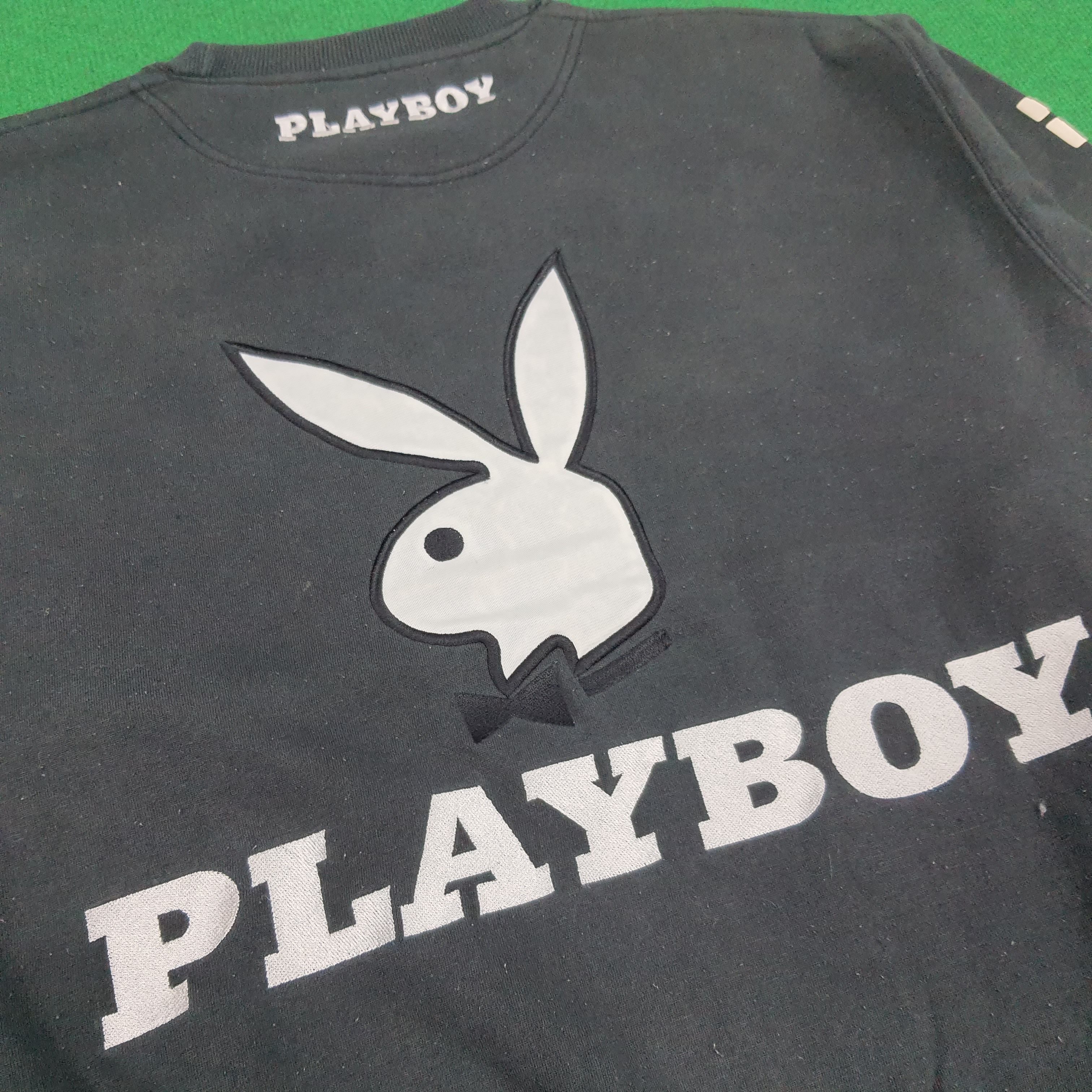 Playboy × Vintage Vintage Playboy Big Logo Spell Out Sweatshirt Size US L / EU 52-54 / 3 - 2 Thumbnail
