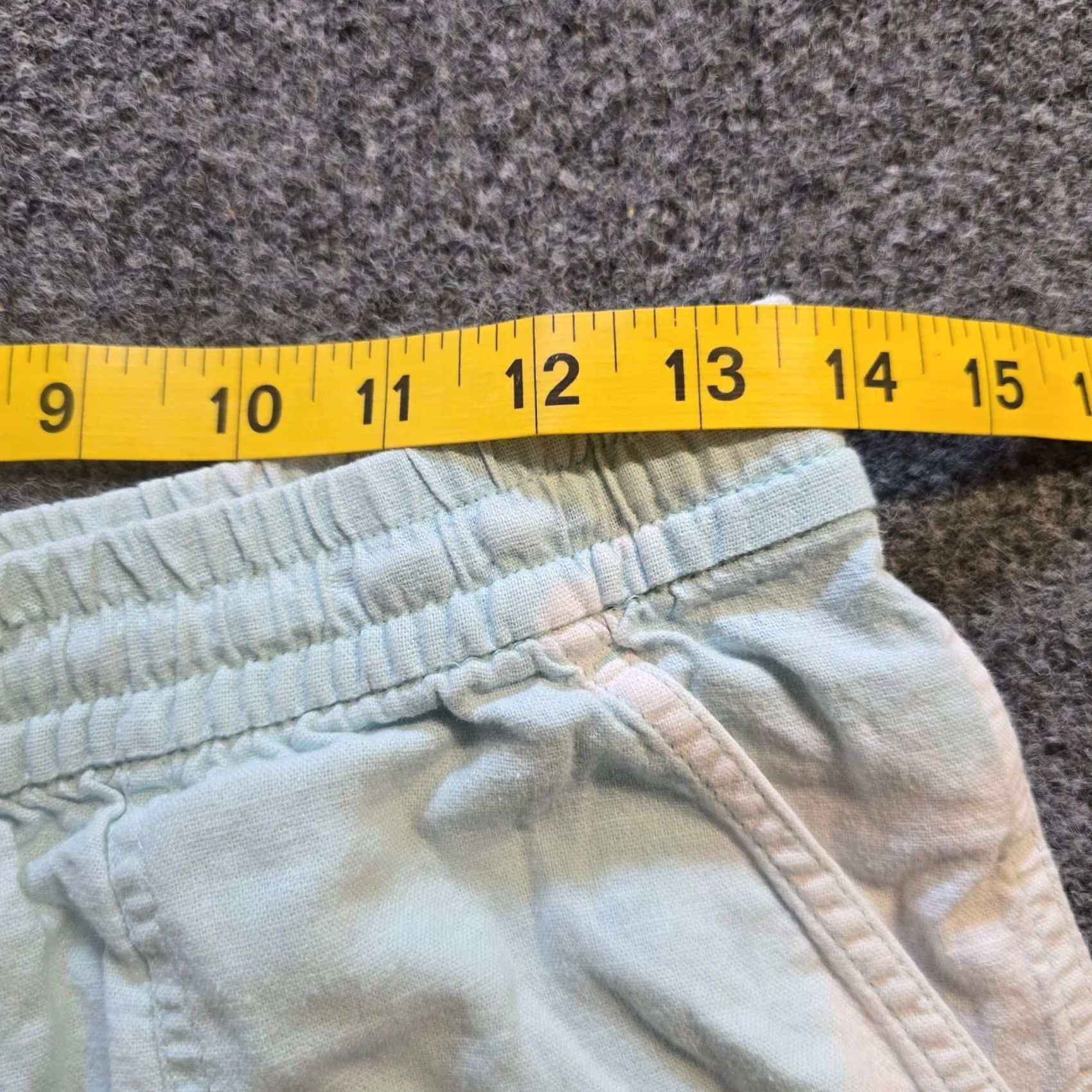 J.Crew J.CREW Shorts Womens XS Blue Pull On Linen Blend 3 Inch Casual Beach Size 26" / US 2 / IT 38 - 4 Thumbnail